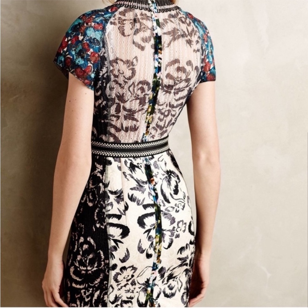 Byron Lars Multicolor Patterned Midi Dress - Picture 2 of 14
